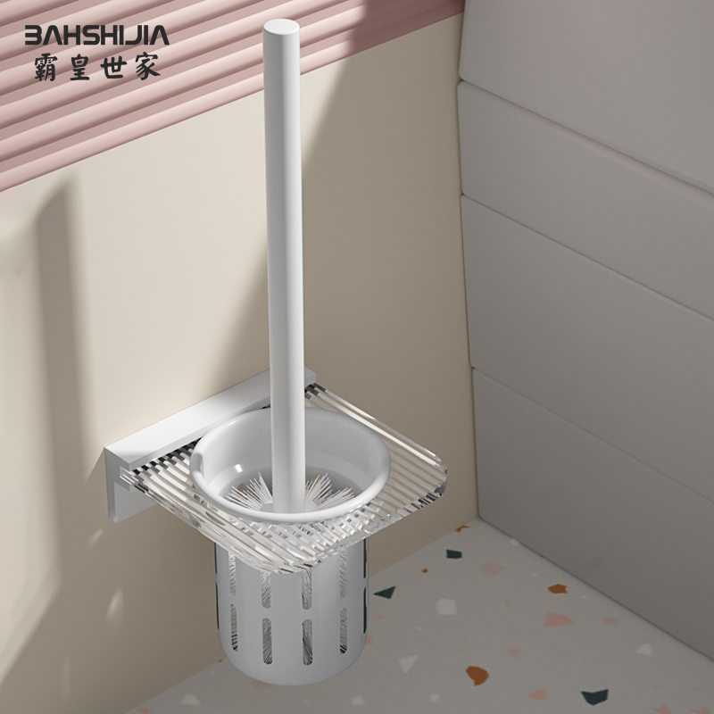 马桶HYJ刷杯架用无死架角的厕家所刷子置物壁挂式卫间蹲生便器洁