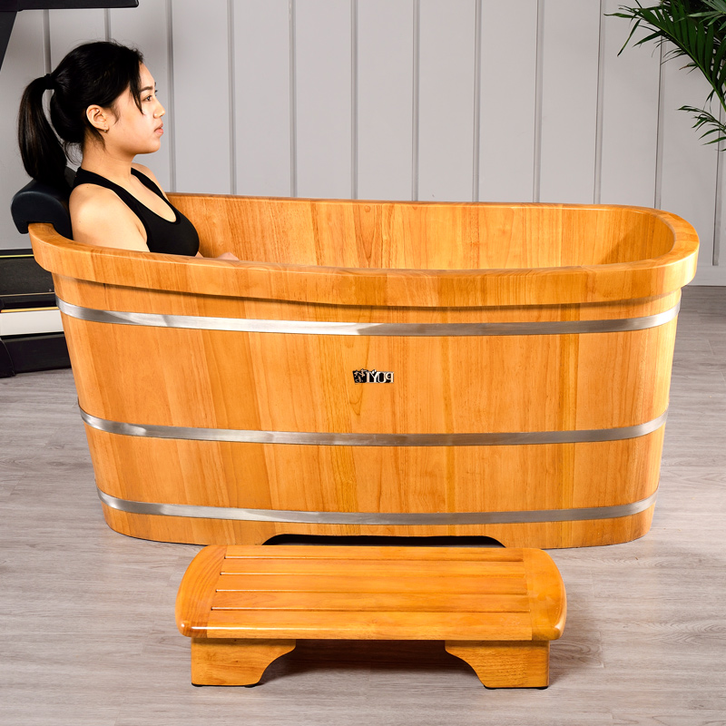 朴易沐桶 橡木泡澡桶洗澡桶沐浴桶木质浴缸木桶大西洋特价PYT-025