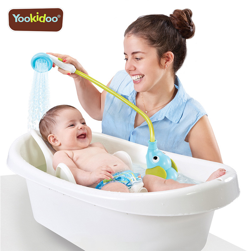 幼奇多Yookidoo儿童电动花洒洗澡喷水玩具婴儿宝宝洗头玩水神器象