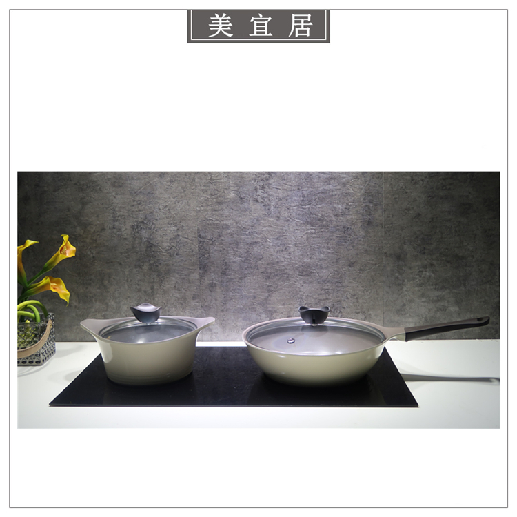 包邮北欧风格创意纳米陶瓷锅具软装板房瓷砖橱柜展厅摆件厨房配饰