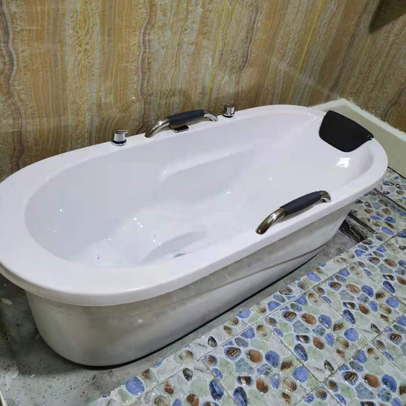 亚克力会所浴缸一体式可移动家用小户型单人卫生间成人独立浴桶