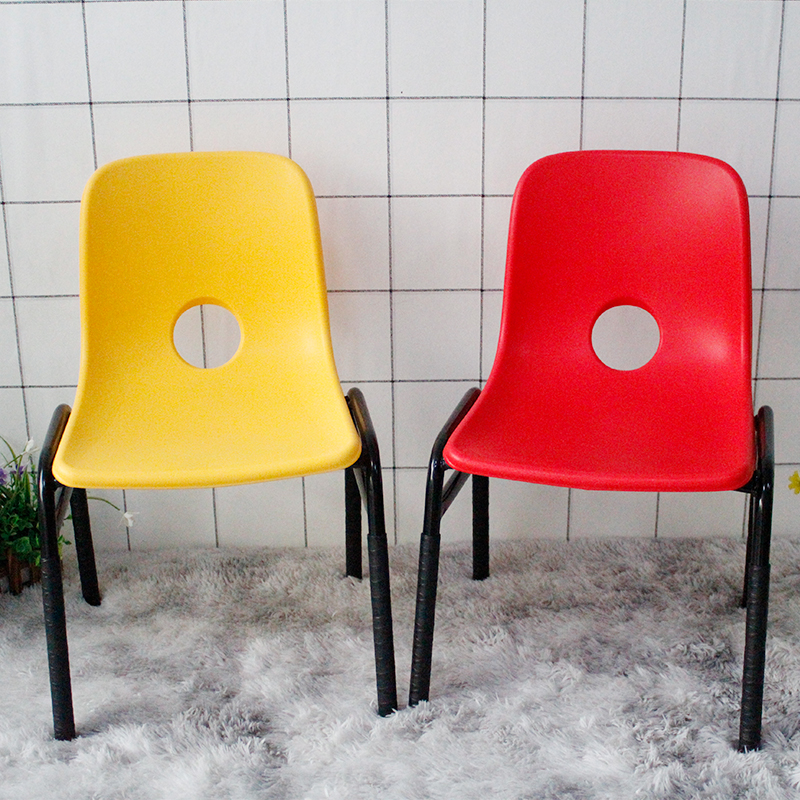 厂家直销不锈钢塑料家用商用坐具餐椅靠背椅成人儿童通用凳子椅子