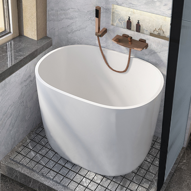 浴缸小户型亚克力网红迷你深泡日式家用可移动恒温小型浴盆深泡缸