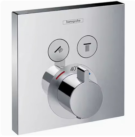 德国汉斯格雅ShowerSelect恒温龙头能控温器面板带阀芯带包装