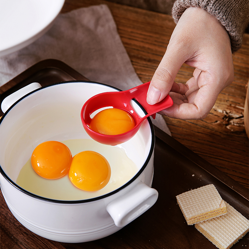 日本进口蛋清蛋黄分离器漏蛋白蛋液婴儿隔取分蛋神器鸡蛋过滤器勺