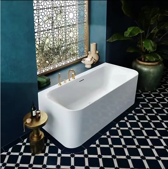 新款唯宝洛普之友靠墙独立式浴缸无缝洗澡缸UBA180LSF9CS00V-01