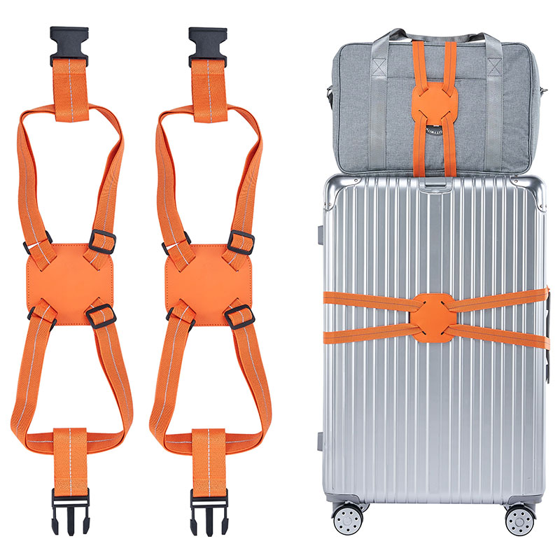 行李箱绑带十字打包带安全固定托运旅游箱子保护弹力加固带捆绑绳