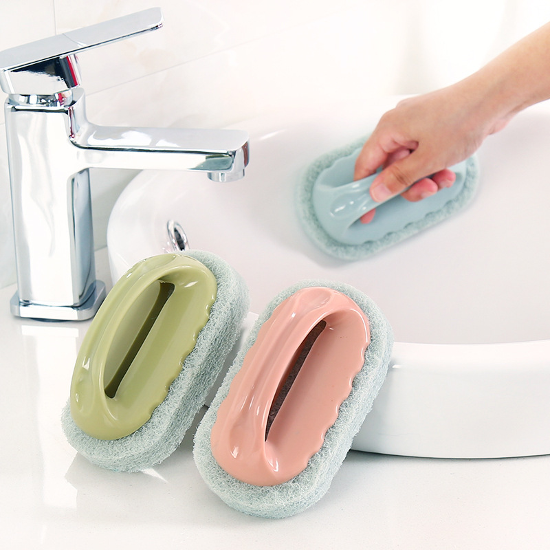 新疆包邮卫生间浴缸刷浴室水池墙壁瓷砖清洁刷子厨房台面水槽洗手