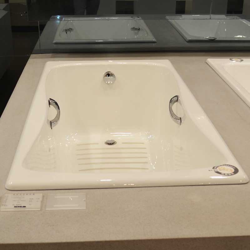 科勒 K-15849T 百利事嵌入式铸铁浴缸1.7米