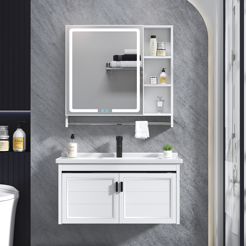 太空铝合金浴室柜现代简约洗脸卫浴洗面洗漱台卫生间洗手盆柜组合