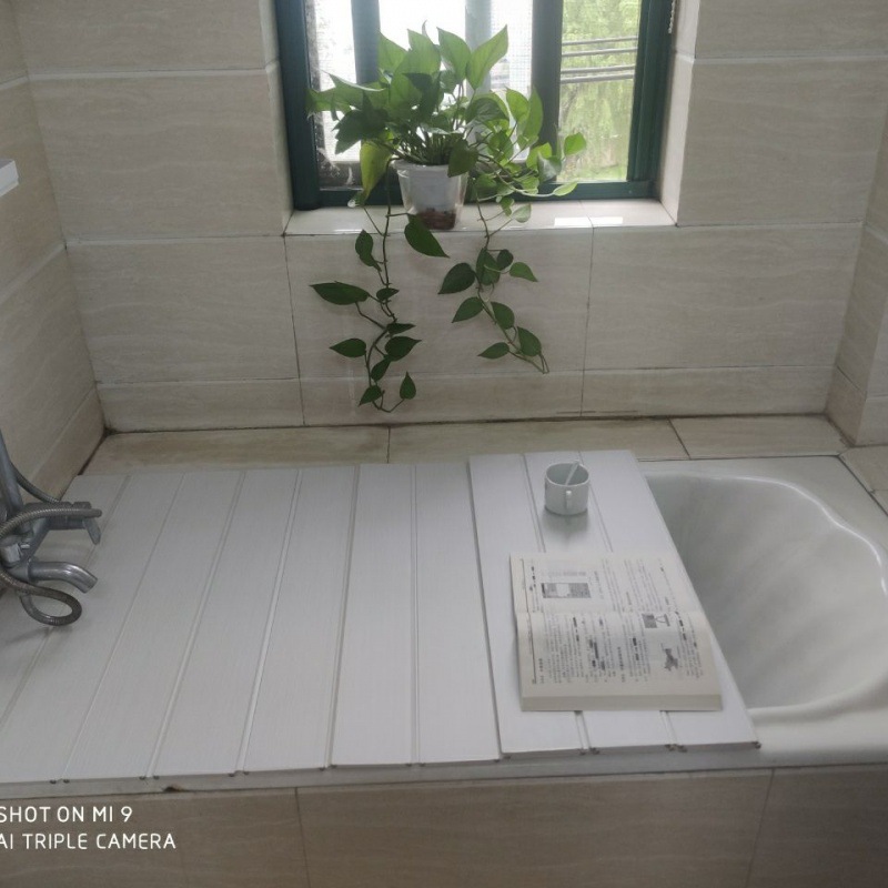折叠式浴缸盖板浴缸置物架浴室家用防尘保温盖浴缸盖板洗澡盆盖