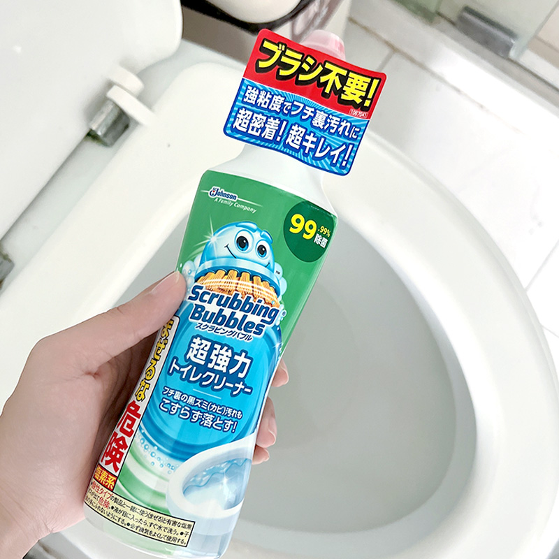 日本庄臣JOHNSON马桶洁厕液厕所强力强效除菌除垢清洁剂去味400g