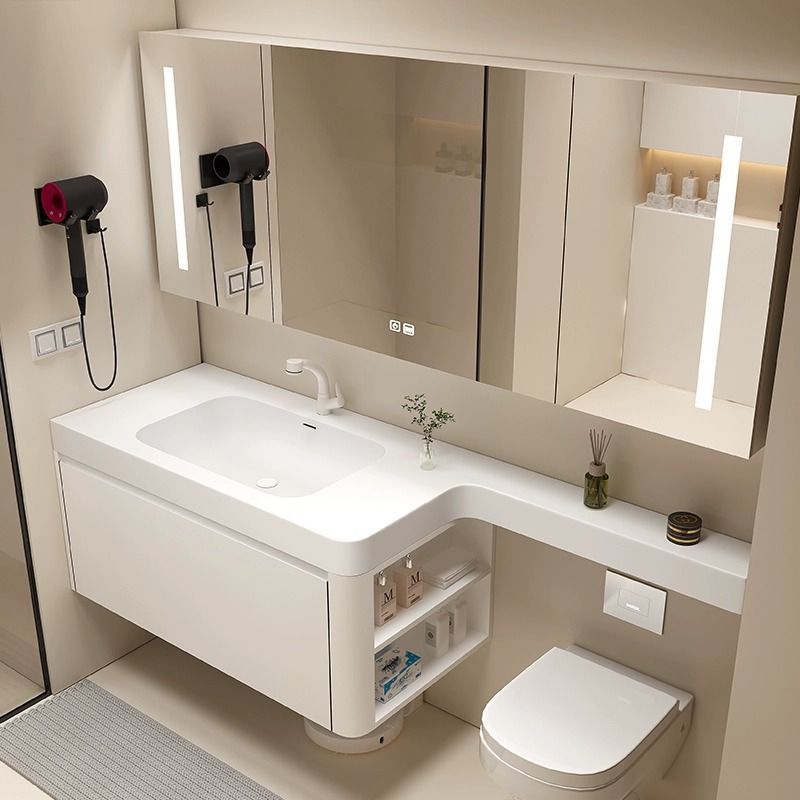 新款卫浴柜可丽耐一体盆浴室柜组合马桶小户型洗手洗脸卫生间