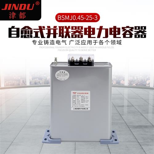 厂家直供低压成套柜自愈式并联电容电力高压电容器BSMJ0.45-25-3