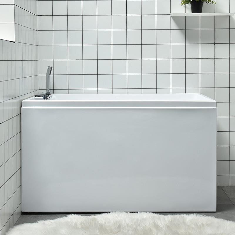 浴缸家用小户型亚克力嵌入式独立式现代加厚加深坐式成人婴儿浴盆