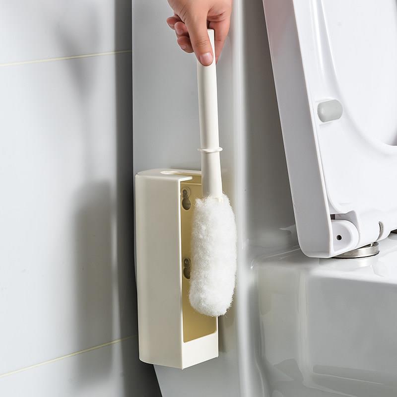 马桶刷子无死角洗厕所软毛刷套装家用卫生间挂墙式清洁刷