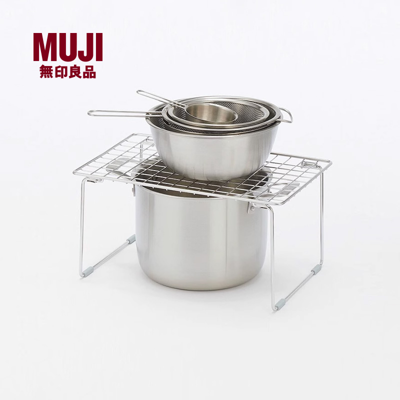 无印良品 MUJI 不锈钢水槽下收纳架 置物架 整理 厨房用具 卫生间