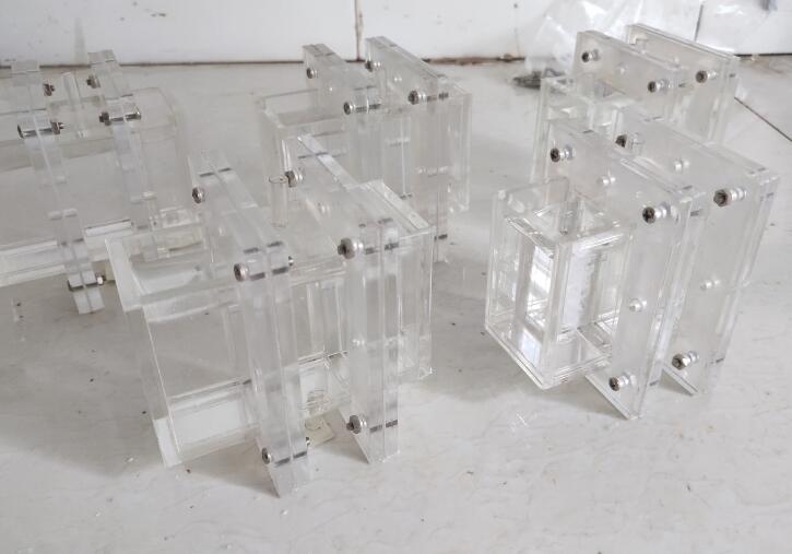 定制新亚克力有机玻璃水槽电解槽离子槽电镀槽离子膜槽定做定制实