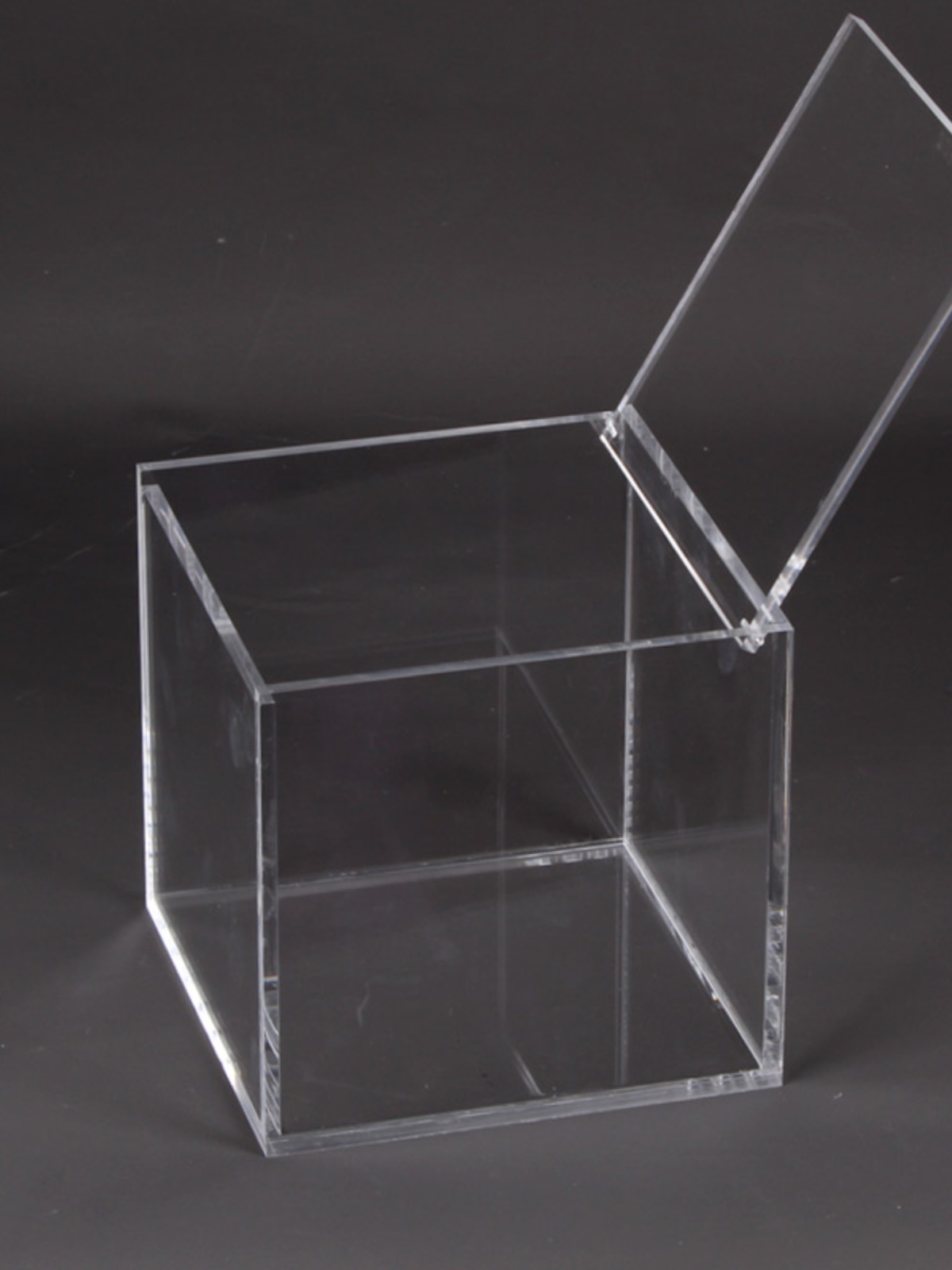 定做亚克力展示盒子有机玻璃加工方形高透明水槽定制实验水箱开孔