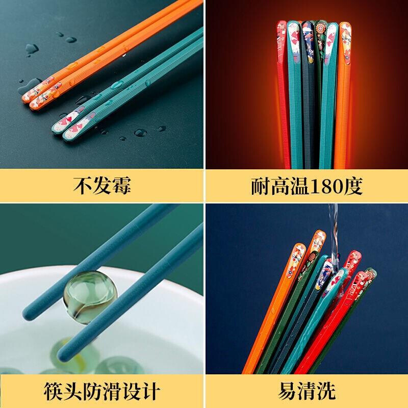 家用筷子时尚高档国潮一筷网红一人新款食安筷耐高温。