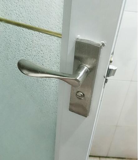 卫生间门锁室内浴室锁把手单舌洗手间锁舌厕所卫浴执手锁具无钥匙