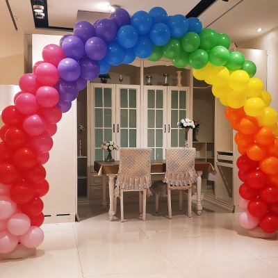 气球拱门 PVC杆气球拱门支架字底座环扣克拆卸结婚庆开业气球布置