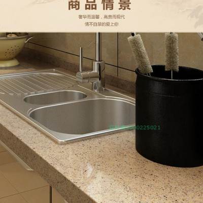 新款促天津中讯石英石台面定制 人造石厨房台面拆旧换新 橱柜台面