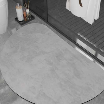 浴室地垫硅藻泥吸水垫卫生间门口脚垫厕所卫浴防滑地毯速干软垫子