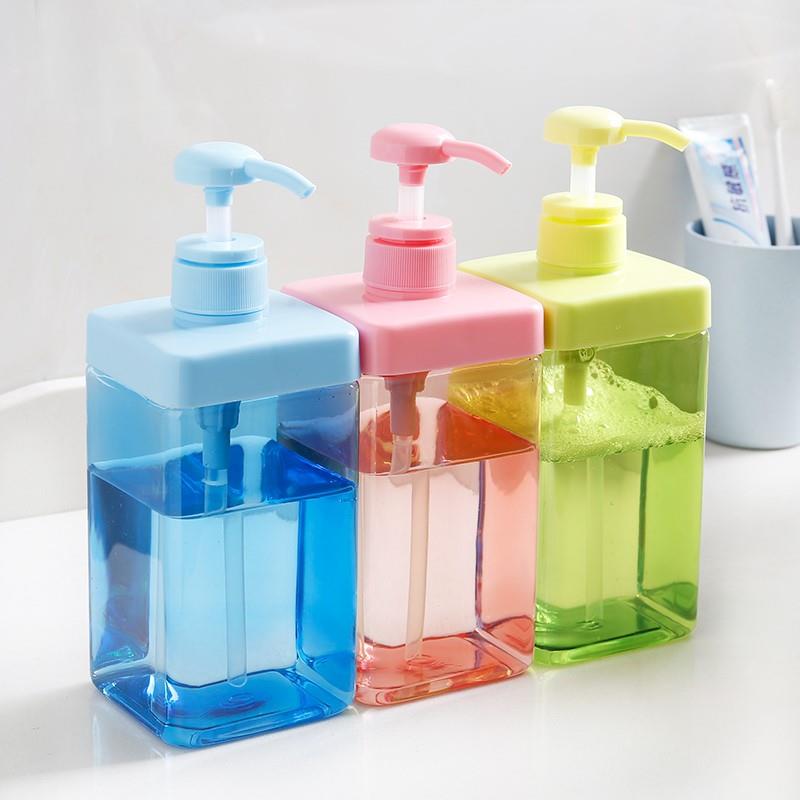 洗洁精瓶子空瓶创意透明按压式乳液瓶800ml洗手液洗发水瓶子洗洁