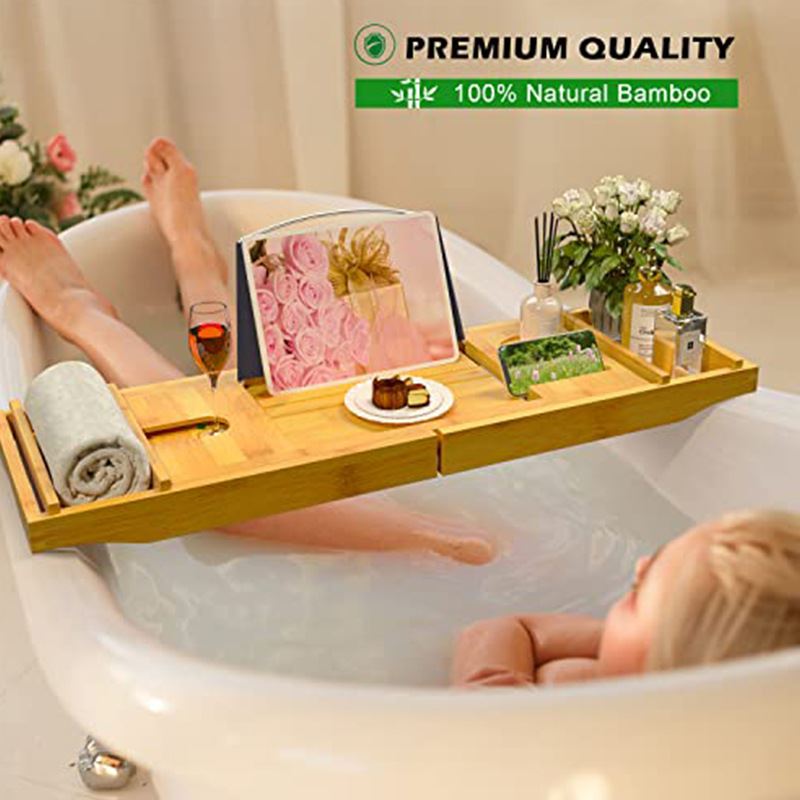 浴室防滑浴缸架多功能手机架家用宾馆浴缸置物架沐浴置物板可