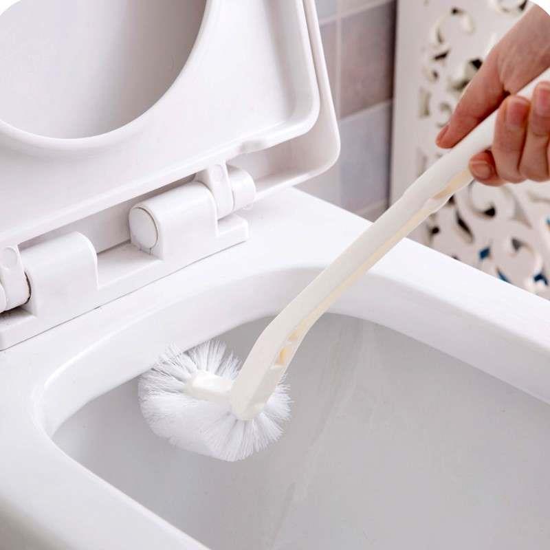 日本AISEN长柄马桶刷 软毛厕所刷 卫生间清洁刷子 洁厕刷 内侧