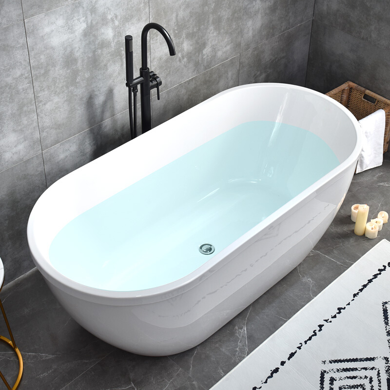 保温浴缸亚克力薄边浴缸无缝浴缸家用成人独立式欧式浴缸