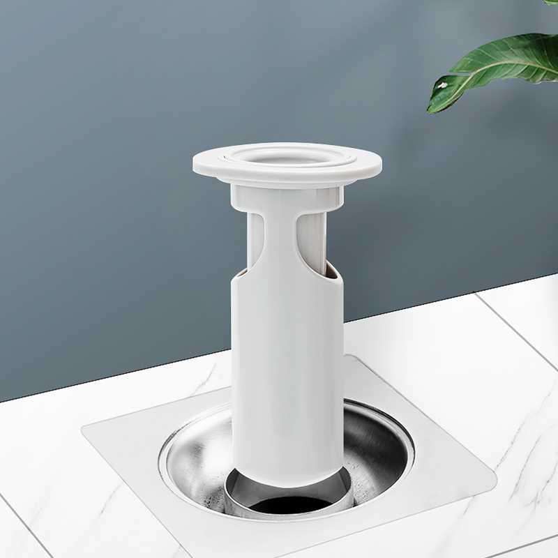 日本下水道防臭盖神器家用化妆室厕所塞子防虫内芯反味地漏防臭器