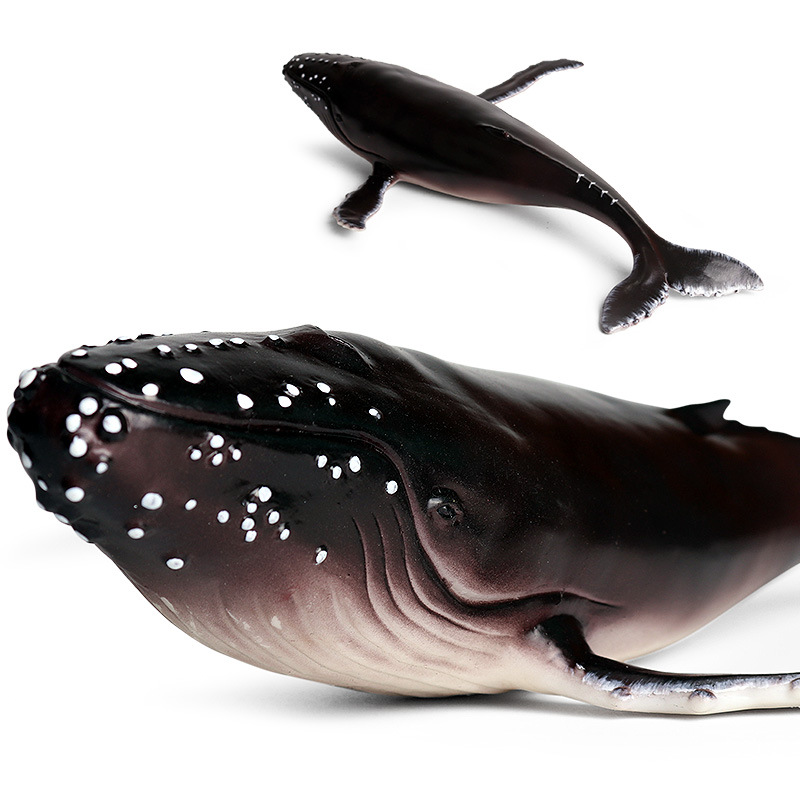 极速仿真海洋动物模型软胶大号虎鲸蓝鲸座头鲸鲸鲨抹香鲸金枪沧龙