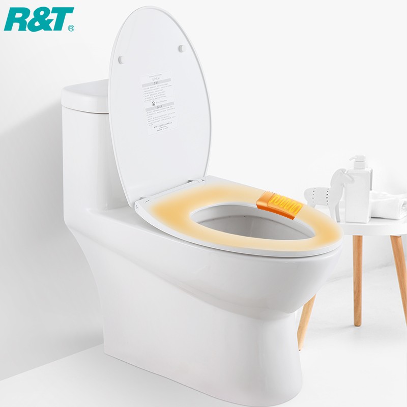 瑞尔特 加热马桶盖家用v型通用坐便盖加厚智能恒温马桶座圈厕所板