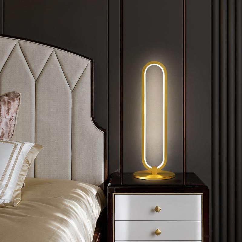 北欧台全铜台灯简现约代创意个性605极眼简客厅书房卧室护床头阅