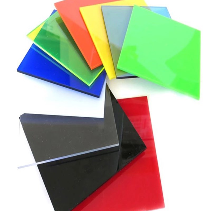 推荐彩色亚克力板高清透明磨砂厚板塑料有机玻璃板材PC耐力板定制