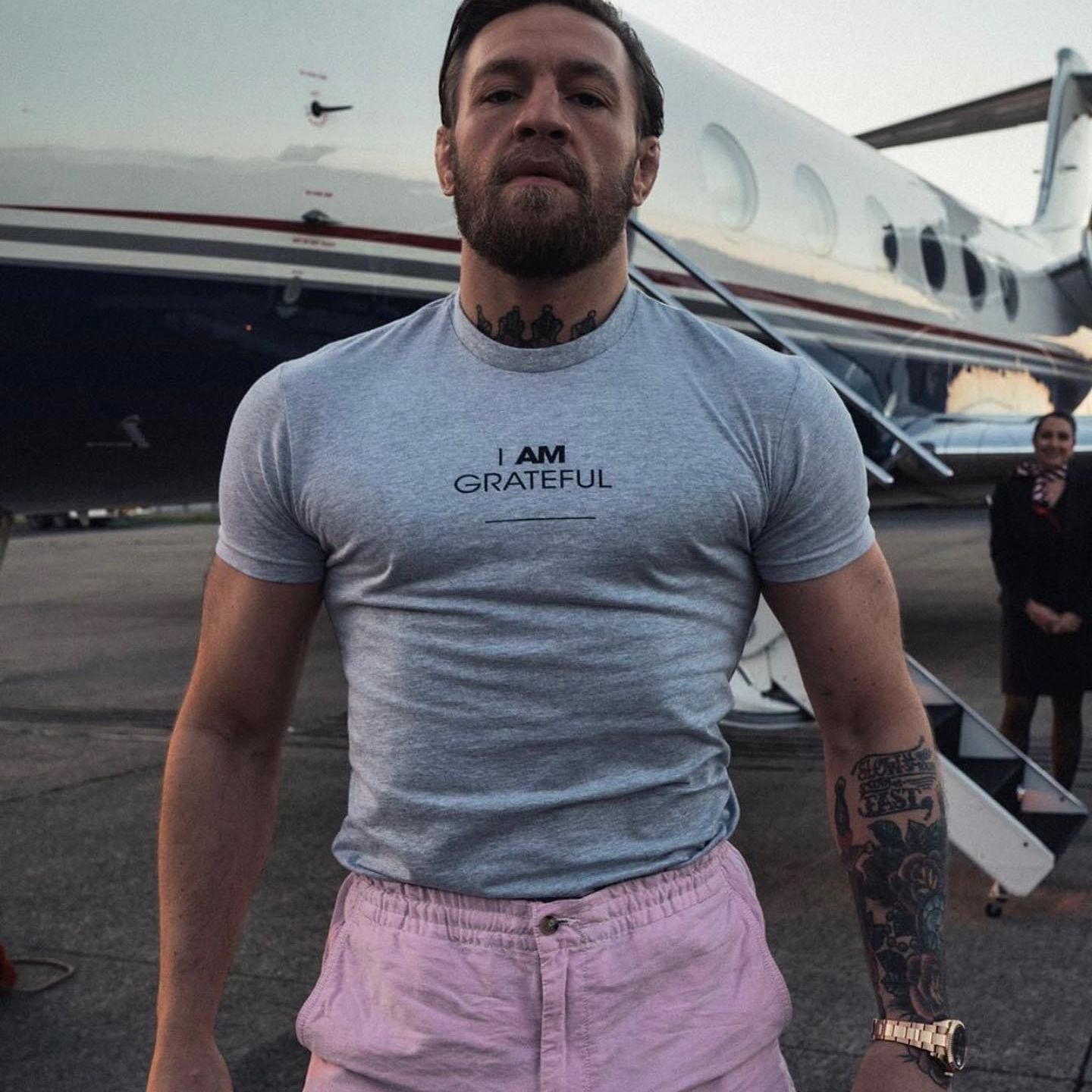 MMA嘴炮UFC康纳麦格雷戈出场健身泰拳短袖T恤武林风格斗训练毒液