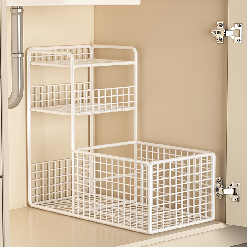 浴室置物架洗手间洗漱台下水槽多层收纳架厕所家用多功能储物架子