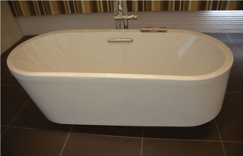 科勒浴缸独立式K-18347T-0艾芙椭圆形独立式压克力浴缸 1.7米