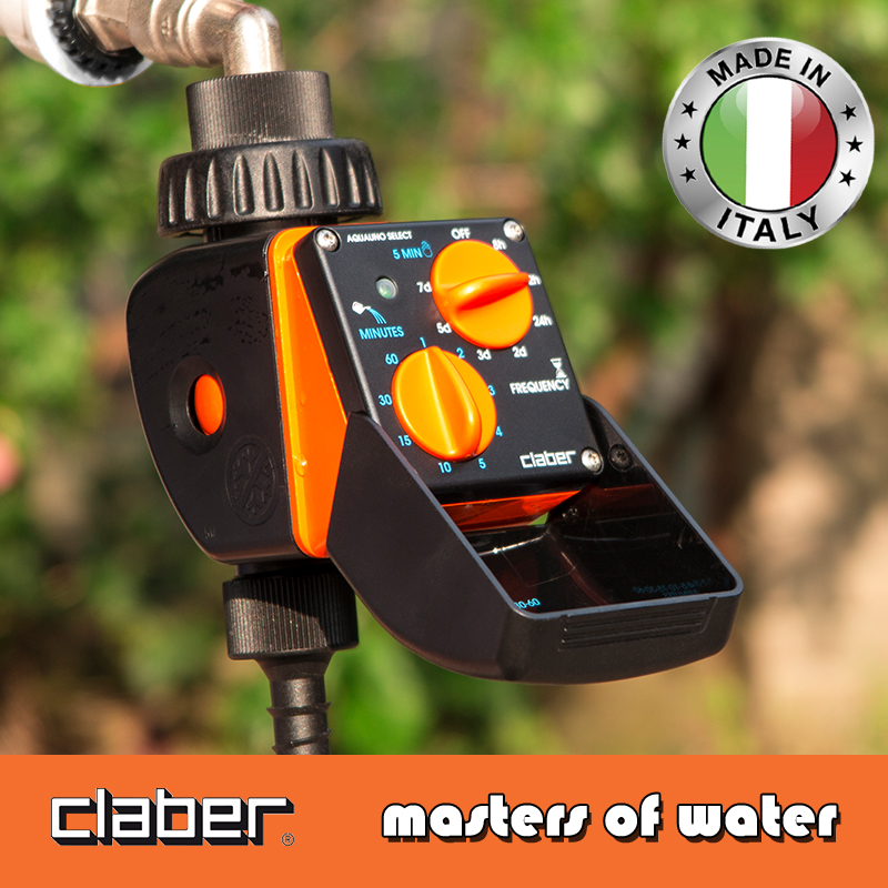 意大利嘉霸claber自动浇花定时控制器浇水器家用花园神器智能灌溉