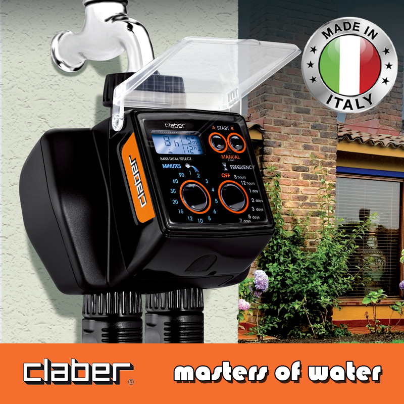 意大利嘉霸claber自动浇花定时控制器浇水器花园智能神器浇灌