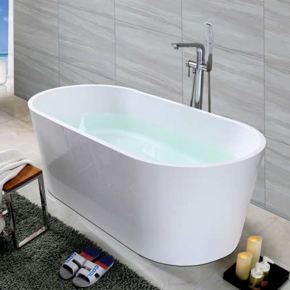 亚克力浴缸家用独立式酒店名宿工程无缝一体式移动浴盆1.2-1.8米