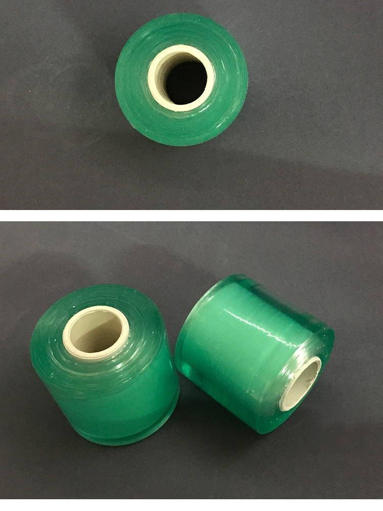新PVC工业包装膜绿色透明强力自粘嫁接保护膜电线电缆铝型材缠品