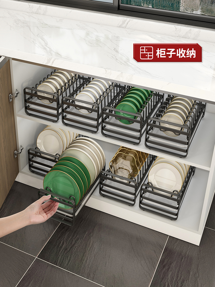 窗台窄款碗碟碗盘厨房置物架小型家用橱柜内碗柜收纳水槽沥水碗架