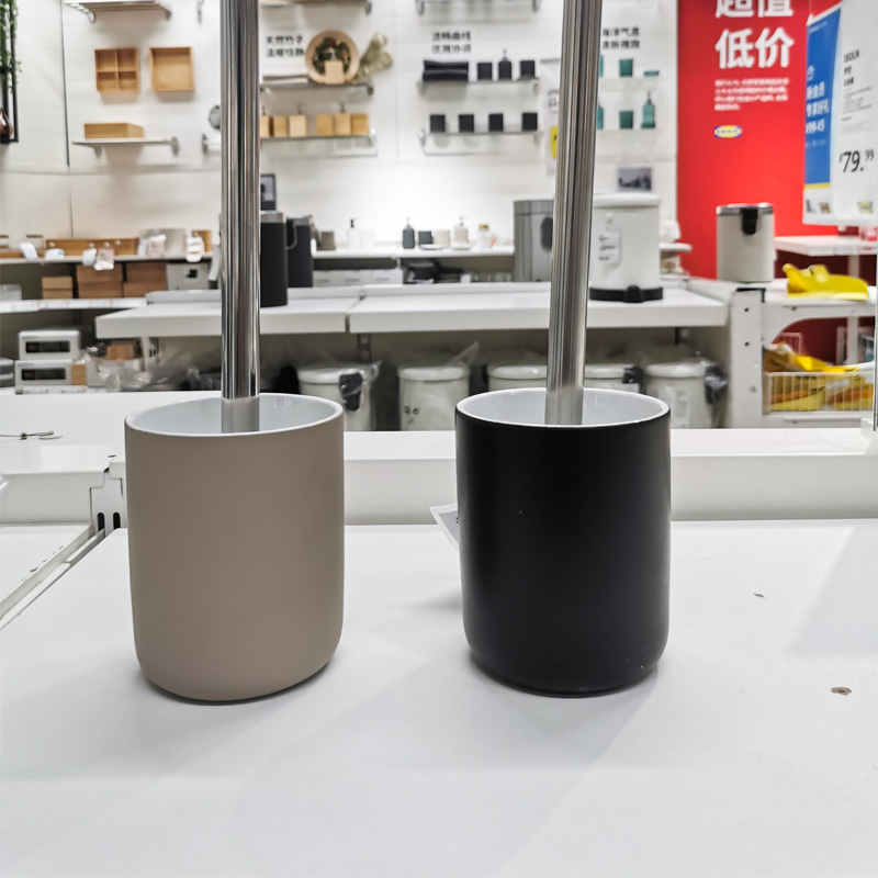 IKEA/宜家 伊空卫生间马桶清洁刷陶瓷底座防漏易清洁现代简约家用