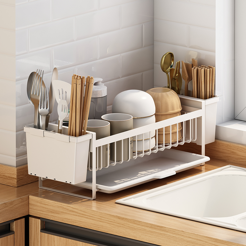 厨房沥水碗碟架水槽上方小尺寸单层碗架小型窗台水池碗筷碗盘收纳