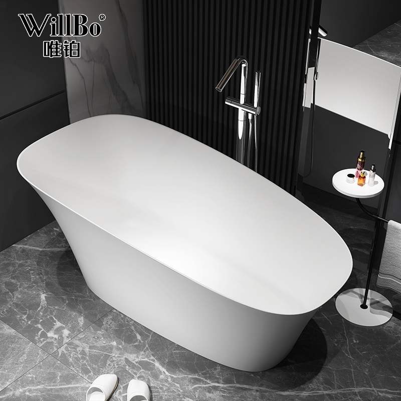 唯铂1.6米~1.8米人造石浴缸 铝制石浴缸 琦美石浴缸 精铝石浴缸