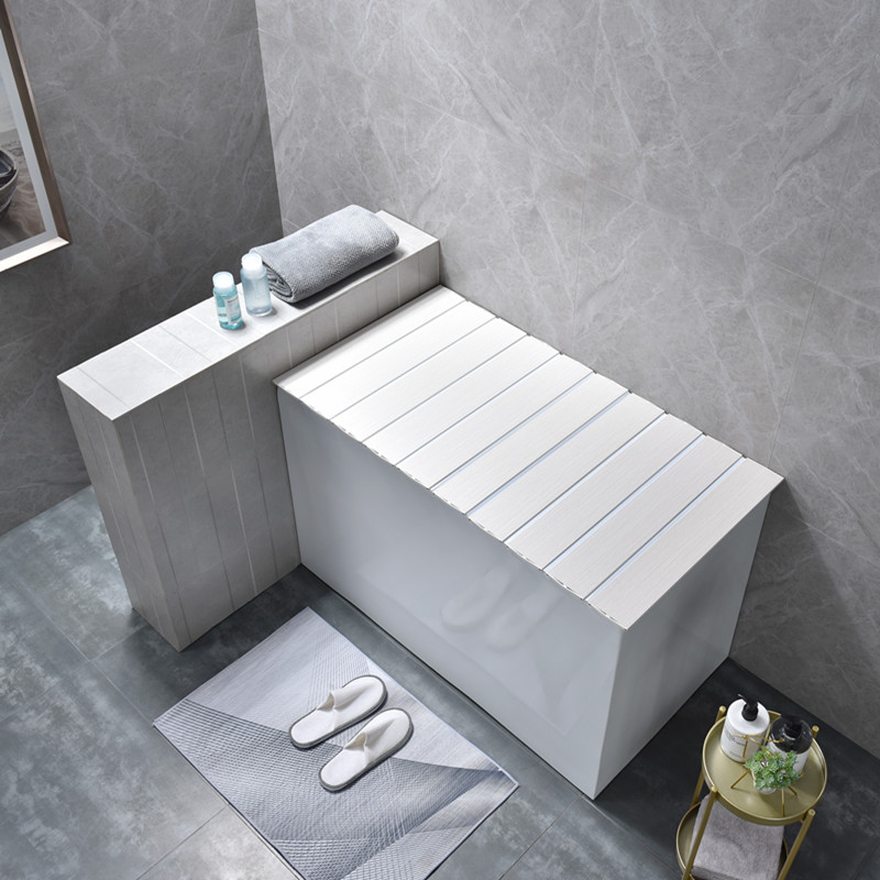 浴缸盖板置物盖板折叠盖保温盖浴缸架泡澡置物架