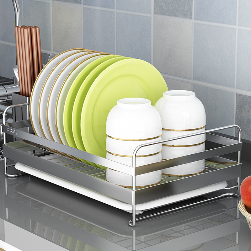 304不锈钢碗架沥水架晾放碗筷碗碟碗盘用品收纳盒厨房台面置物架